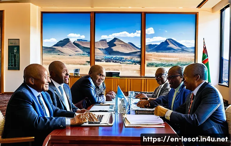 레소토와 세계은행 및 IMF 관계 - **Prompt 1: Collaborative Vision for Lesotho's Economic Future**
    An uplifting and dynamic image ...