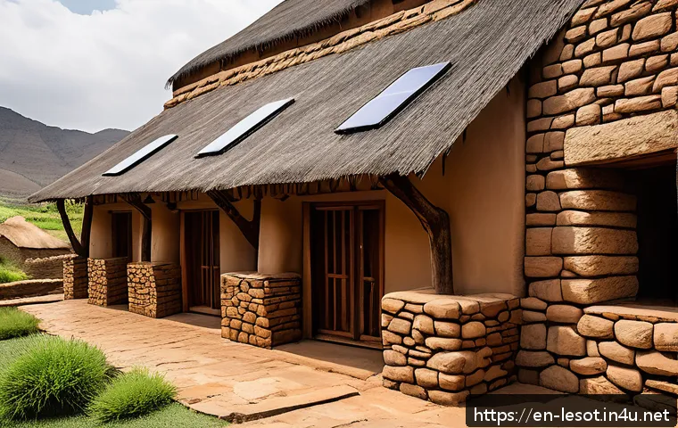 레소토에서의 독특한 건축 양식 관련 이미지 1