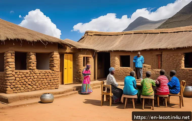 레소토에서의 독특한 건축 양식 관련 이미지 2